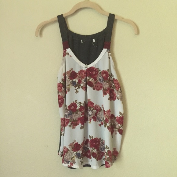Mudd Floral Tank Top - Picture 2 of 3
